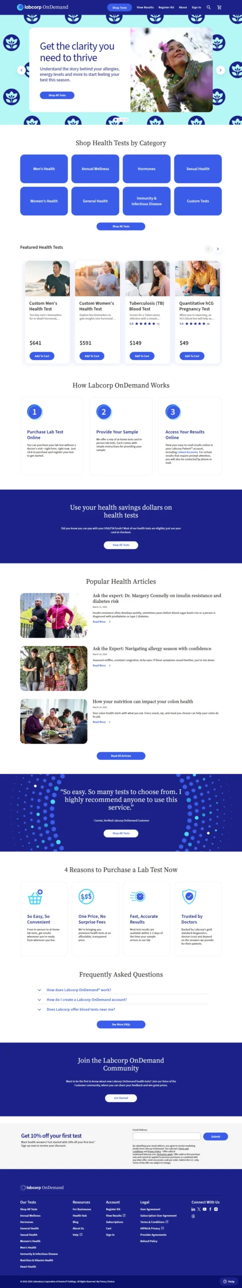 ondemand.labcorp.com website designed developed by muhammad daniyal scaled