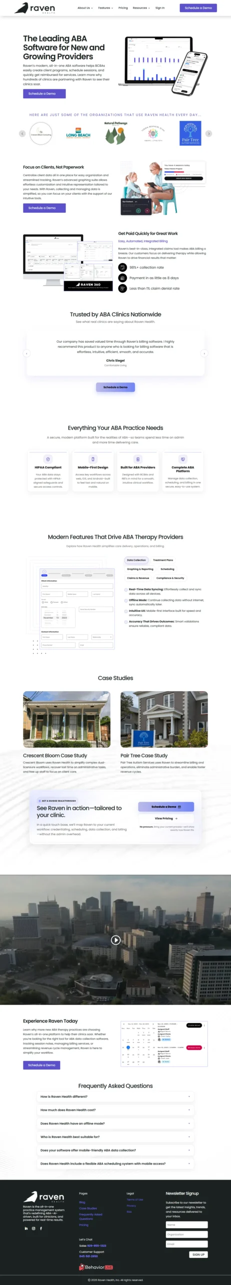 ravenhealth.com website designed developed by muhammad daniyal scaled