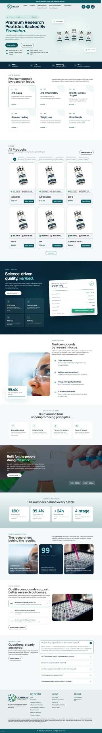 shop.claruspeptides.com scaled